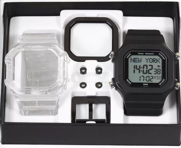 Relógio Unissex Champion Yot Preto/transparente Cp40180x