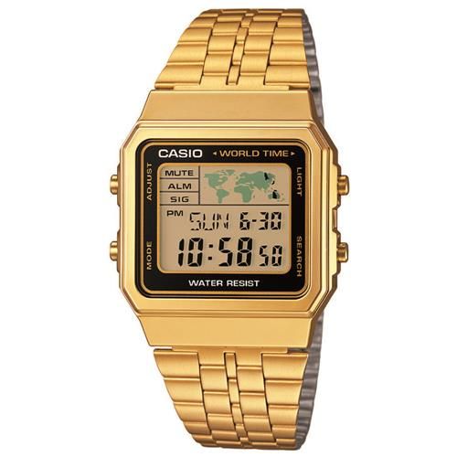 Relógio Unissex Digital Dourado Casio A500wga1dfbr