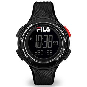 Relógio Unissex Digital FILA Pedômetro ACTIVE 163-001 Preto