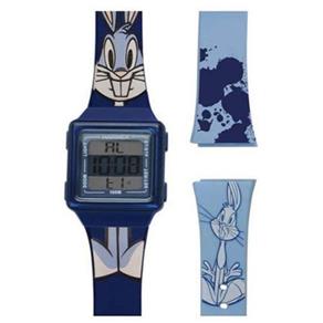 Relogio Unissex Digital Mariner Troca Pulseira Looney Tunes - Hb/8z - Azul