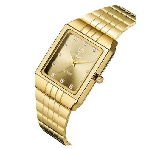 Relogio Unissex Dourado Liebig Lb-8808m