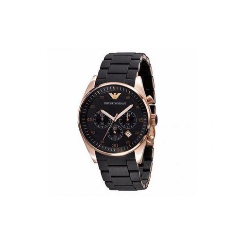 Relógio Unissex Emporio Armani Ar5905 Preto Rose 43mm