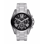 Relogio Unissex Michael Kors Mk5705 Romano Aco Preto 43mm Analogico