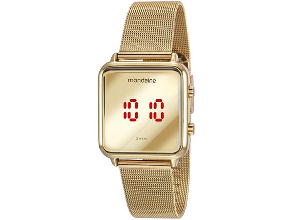 Relógio Unissex Mondaine Digital - 32008MPMVDE1 Dourado
