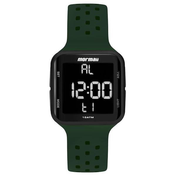 Relógio Unissex Mormaii Wave Digital MO6600AC/8V 38mm Silicone Verde