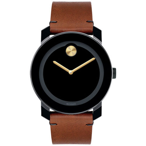 Relógio Unissex Movado Modelo 2117050 42 Mm - a Prova D'água / Pulseira em Couro