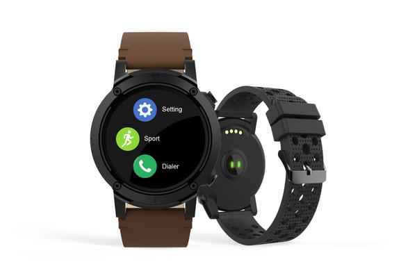 Relógio Unissex Seculus Smartwatch 79004G0SVNV2 49mm Couro Marrom