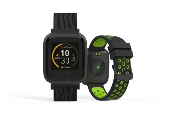 Relógio Unissex Seculus Smartwatch 79006MPSVPE2 36mm Aço Preto