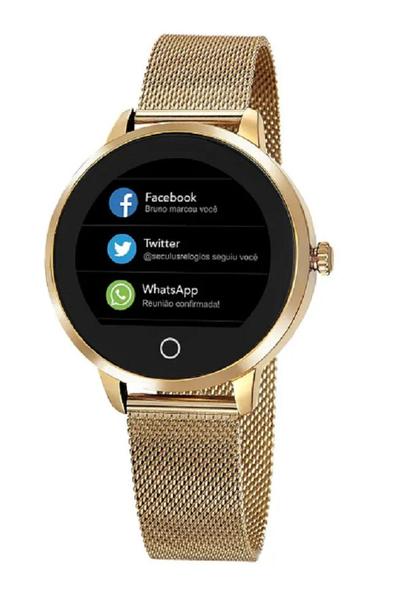 Relógio Unissex Seculus Smartwatch Cód. 79003LPSVDA2