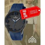 Relógio Unissex Silicone Azul Champion Ch30224a