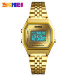 Relogio Unissex Skmei 1345 Dourado Digital