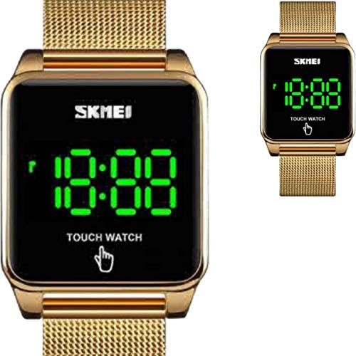 Relógio Unissex Skmei Digital 1532 Dourado Touch Watch