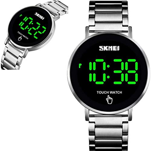 Relógio Unissex Skmei Digital 1550 Prata Touch Watch