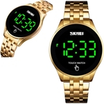 Relógio Unissex Skmei Digital Touch Watch Dourado 1579