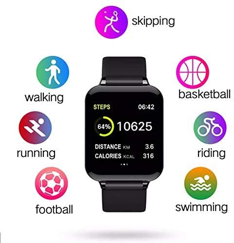 Relógio Unissex Smartwatch Hero Band B57 Relógio Inteligente IOS Android - PRETO - Haiz