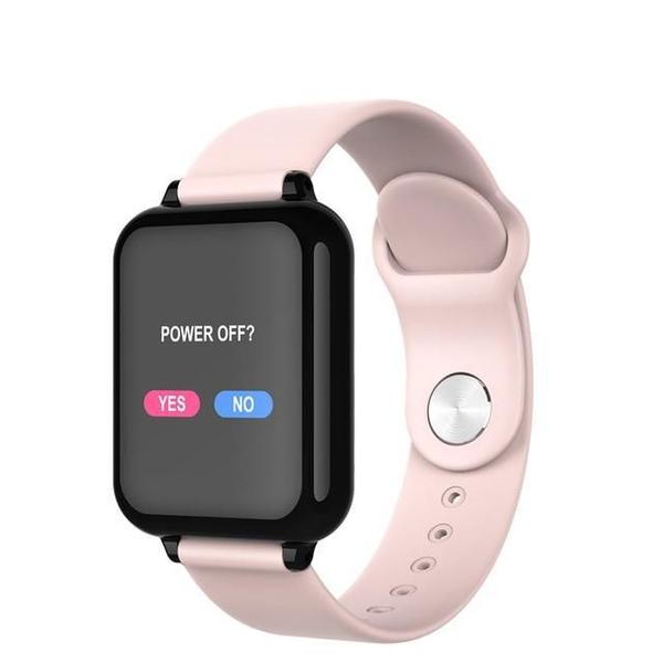 Relógio Unissex Smartwatch Hero Band B57 Relógio Inteligente IOS Android Rosa - B Smart