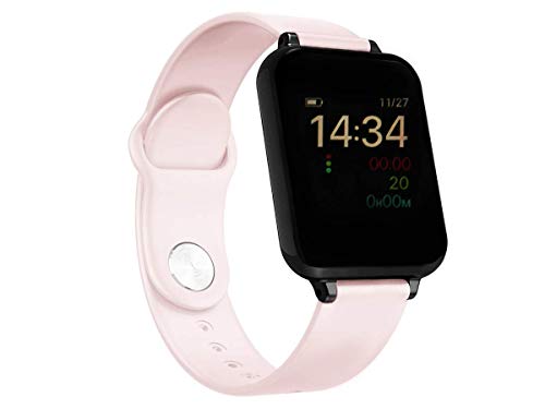 Relógio Unissex Smartwatch Hero Band B57 Relógio Inteligente IOS Android Rosa