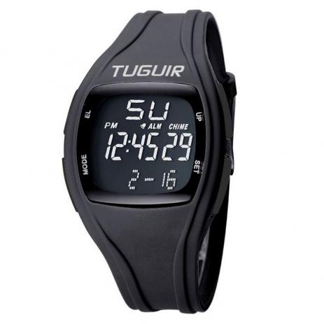 Relógio Unissex Tuguir Digital Tg1602 Preto a Prova D Água