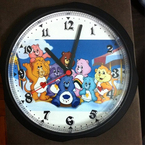 Relógio Ursinhos Carinhosos Anos 80 - Artesanato