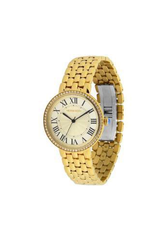 Relógio Victor Hugo Feminino Dourado Ref. Vh10136lsg/54m