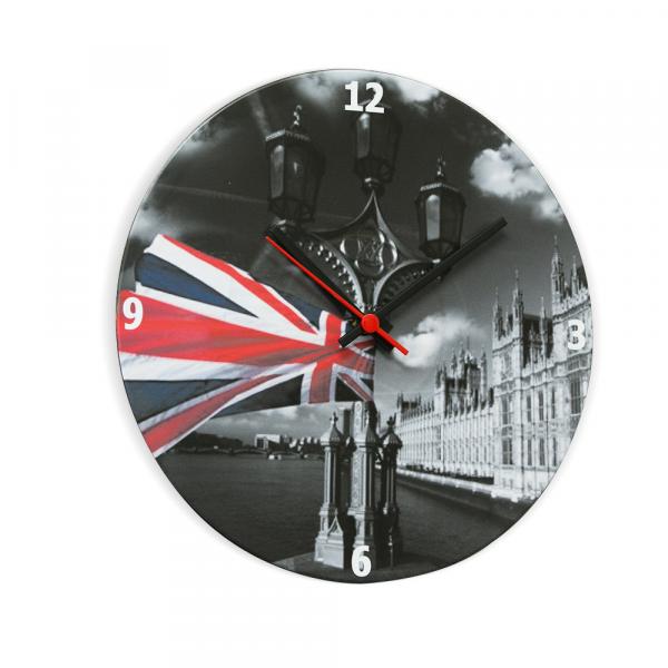 Relógio Vinil London Flag - Az Design