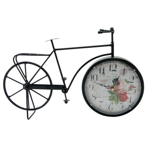 Relógio Vintage Flowers Bicicleta