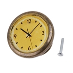 Relógio Vintage Porta do armário Gaveta Bin Handle Pull Knob Hardware - Orange