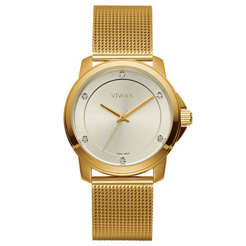 Relógio Vivara Feminino Aço Dourado - DS13694R0A-5