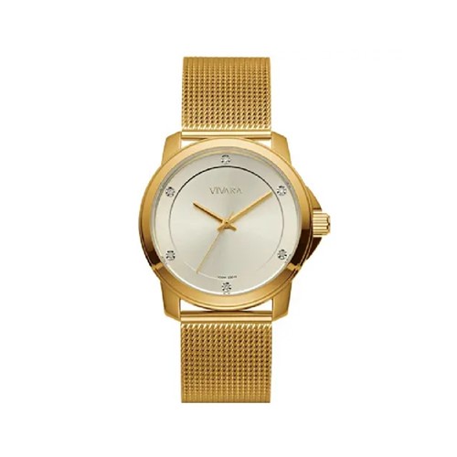 RelÃ³gio Vivara Feminino AÃ§o Dourado - DS13694R0A-5 - Unico - Feminino - Dafiti