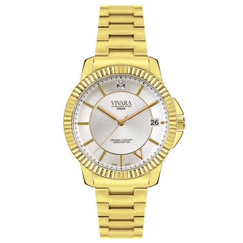 Relógio Vivara Feminino Aço Dourado - DS13701R1A-3