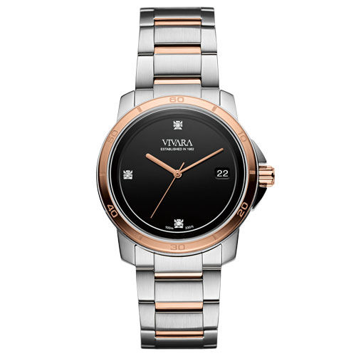 Relógio Vivara Feminino Aço Prateado e Rosé - Ds13118r0c-4