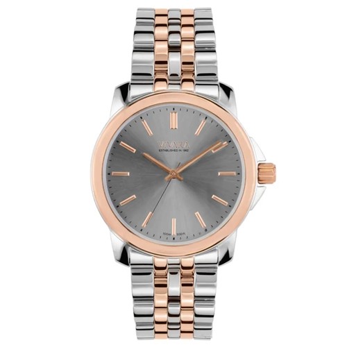 Relógio Vivara Feminino Aço Prateado e Rosé - DS14159R0B-1