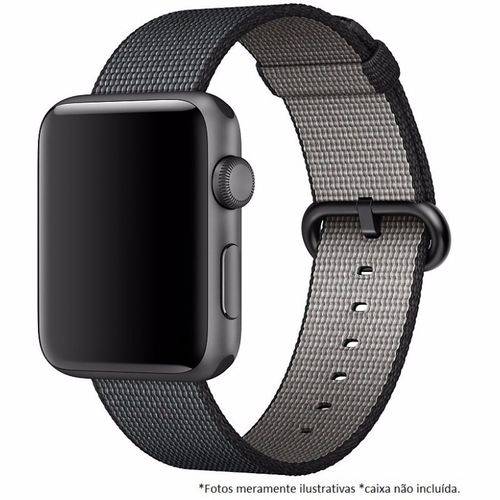 Relógio Watch Series 2 Sport 42mm IOS A1758 Space Gray Alum. Woven Nylon Black