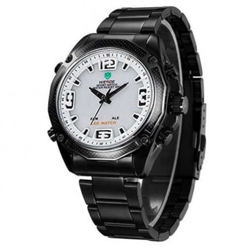 Relógio Weide Anadigi Casual Wh-2306 - Branco