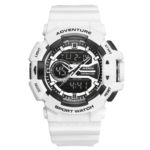 Relógio Weide AnaDigi WA3J8002 - Branco