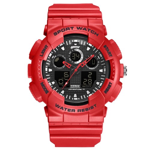 Relógio Weide AnaDigi WA3J8003 - Vermelho