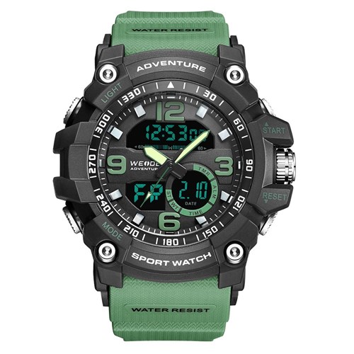 Relógio Weide AnaDigi WA3J8001 - Verde