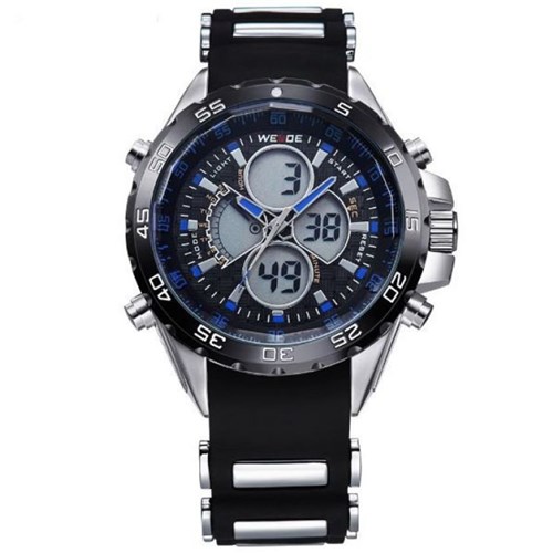 Relógio Weide Anadigi Wh-1103 Azul