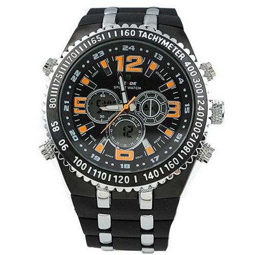 Relógio Weide Anadigi WH-1107 Casual - Laranja