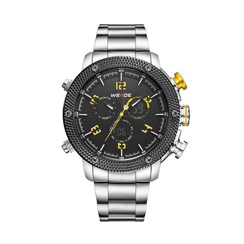 Relógio Weide Anadigi WH-5206 Amarelo