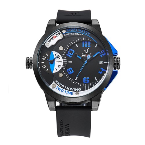 Relógio Weide Analógico UV-1501 Preto e Azul