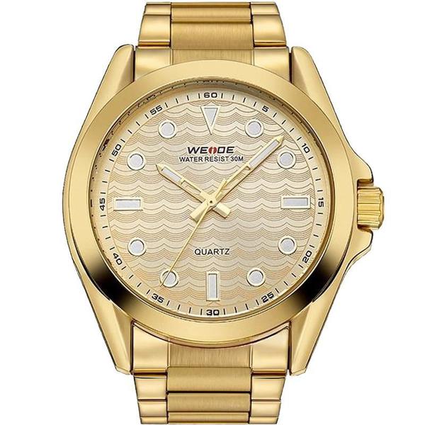 Relógio Weide Masculino Dourado WH8022630