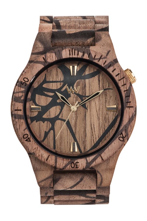 Relógio WeWood Alpha Nature Tree Nut Marrom