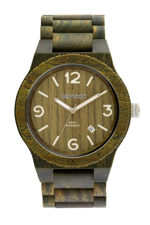 Relógio Wewood Alpha Sw Army Verde