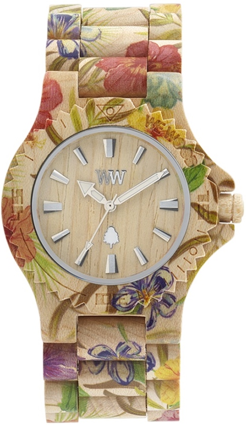 Relógio Wewood Date Flower Beige