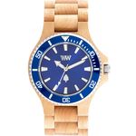 Relógio Wewood Date Mb Beige Blue - WWD14