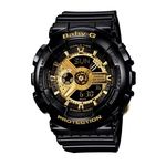 Relógio Wr Casio Babyg Anadigi Preto/dourado Ba1101adr