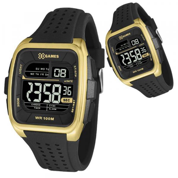 Relogio X Games Esportivo Preto e Dourado XGPPD105 - Orient