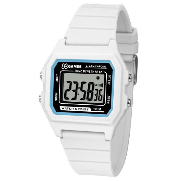 Relógio X-Games Feminino Digital Branco XLPPD028BXBX