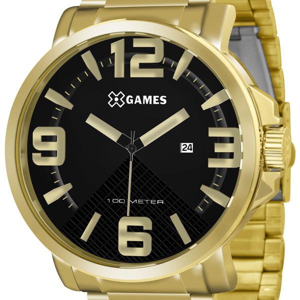 Relógio X-games Grande Dourado Masculino XMGS1011 P2KX